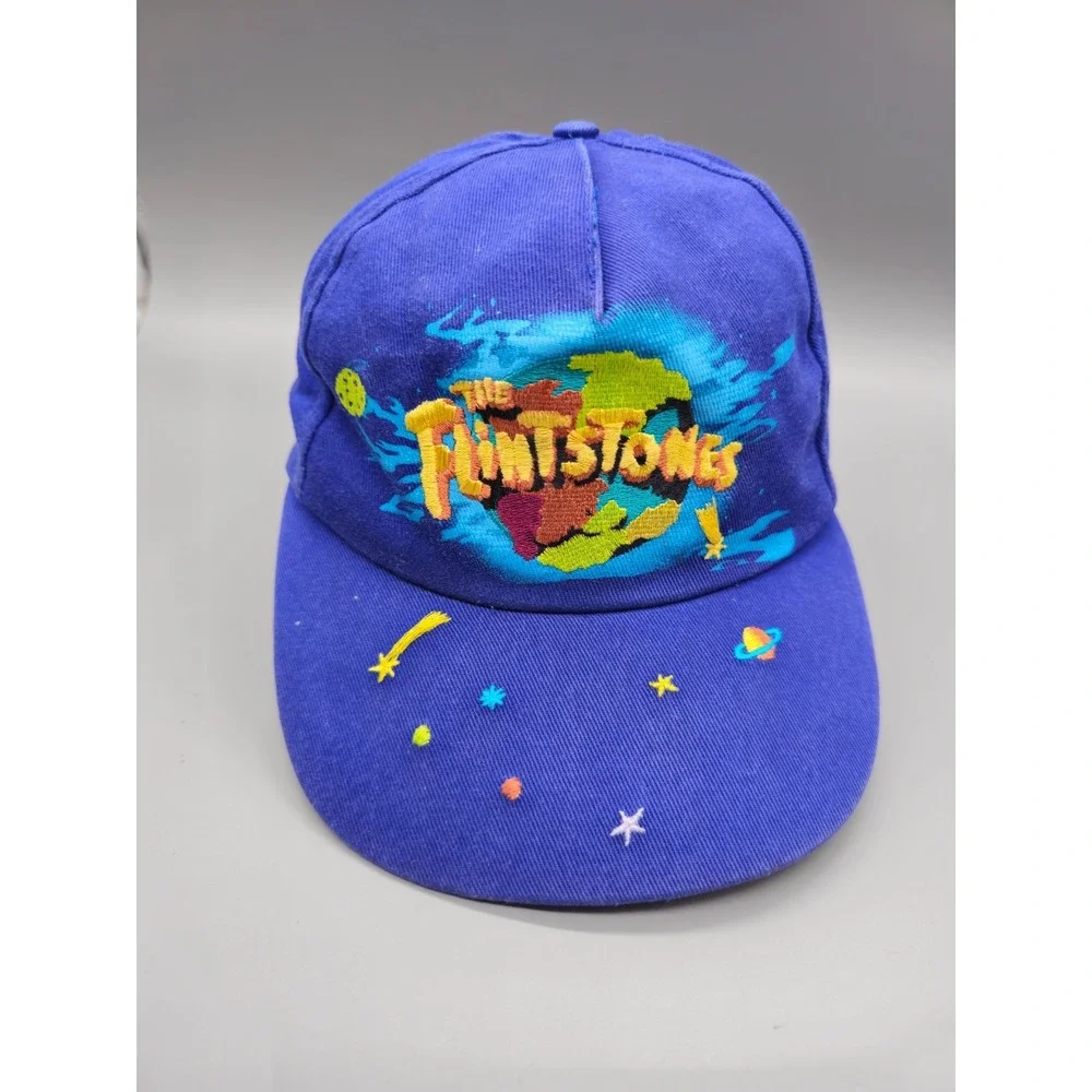 The Flintstones Julie Custom Blue Snapback Hat Cap Baseball‎
